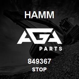 849367 Hamm STOP | AGA Parts