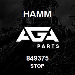 849375 Hamm STOP | AGA Parts