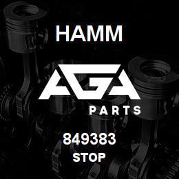 849383 Hamm STOP | AGA Parts
