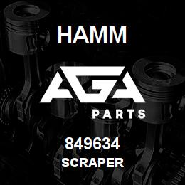 849634 Hamm SCRAPER | AGA Parts