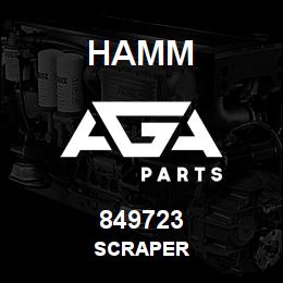 849723 Hamm SCRAPER | AGA Parts