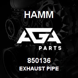 850136 Hamm EXHAUST PIPE | AGA Parts