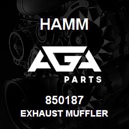 850187 Hamm EXHAUST MUFFLER | AGA Parts