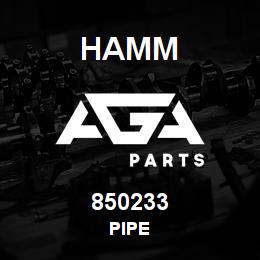 850233 Hamm PIPE | AGA Parts