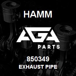 850349 Hamm EXHAUST PIPE | AGA Parts