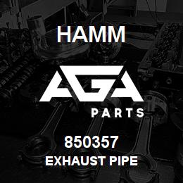 850357 Hamm EXHAUST PIPE | AGA Parts