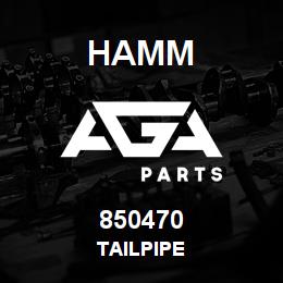 850470 Hamm TAILPIPE | AGA Parts