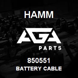 850551 Hamm BATTERY CABLE | AGA Parts