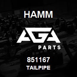 851167 Hamm TAILPIPE | AGA Parts