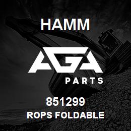 851299 Hamm ROPS FOLDABLE | AGA Parts