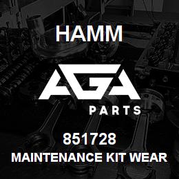851728 Hamm MAINTENANCE KIT WEAR PARTS | AGA Parts