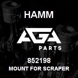 852198 Hamm MOUNT FOR SCRAPER | AGA Parts