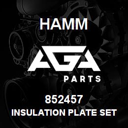 852457 Hamm INSULATION PLATE SET | AGA Parts