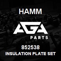 852538 Hamm INSULATION PLATE SET | AGA Parts