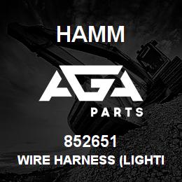 852651 Hamm WIRE HARNESS (LIGHTING) | AGA Parts