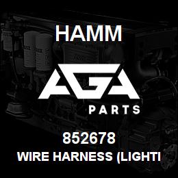 852678 Hamm WIRE HARNESS (LIGHTING) | AGA Parts