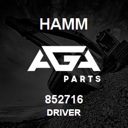 852716 Hamm DRIVER | AGA Parts