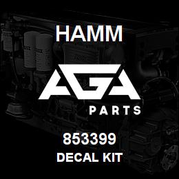 853399 Hamm DECAL KIT | AGA Parts