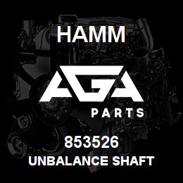 853526 Hamm UNBALANCE SHAFT | AGA Parts
