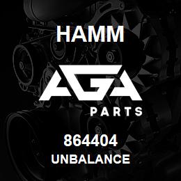 864404 Hamm UNBALANCE | AGA Parts