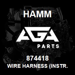 874418 Hamm WIRE HARNESS (INSTR. CONSOLE) | AGA Parts