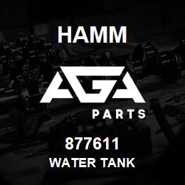 877611 Hamm WATER TANK | AGA Parts
