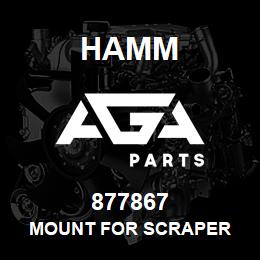 877867 Hamm MOUNT FOR SCRAPER | AGA Parts