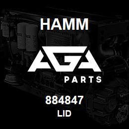 884847 Hamm LID | AGA Parts