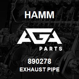 890278 Hamm EXHAUST PIPE | AGA Parts