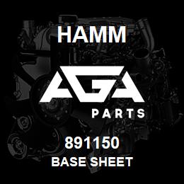 891150 Hamm BASE SHEET | AGA Parts