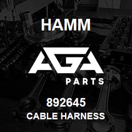892645 Hamm CABLE HARNESS | AGA Parts