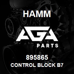 895865 Hamm CONTROL BLOCK B7 | AGA Parts