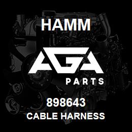 898643 Hamm CABLE HARNESS | AGA Parts