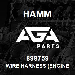 898759 Hamm WIRE HARNESS (ENGINE) | AGA Parts