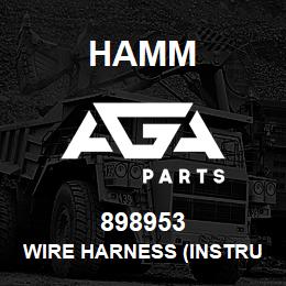 898953 Hamm WIRE HARNESS (INSTRUMENT PANEL | AGA Parts