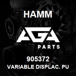 905372 Hamm VARIABLE DISPLAC. PUMP (DRIVE) | AGA Parts