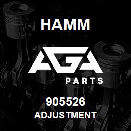 905526 Hamm ADJUSTMENT | AGA Parts