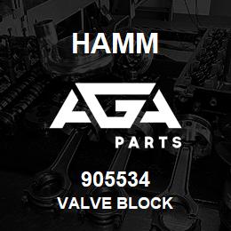 905534 Hamm VALVE BLOCK | AGA Parts