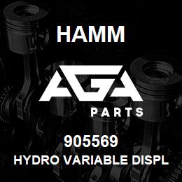 905569 Hamm HYDRO VARIABLE DISPLACEM. PUMP | AGA Parts