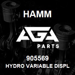 905569 Hamm HYDRO VARIABLE DISPLACEM. PUMP | AGA Parts