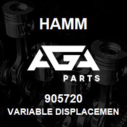 905720 Hamm VARIABLE DISPLACEMENT PUMP | AGA Parts