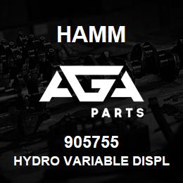 905755 Hamm HYDRO VARIABLE DISPLACEM. PUMP | AGA Parts