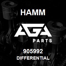 905992 Hamm DIFFERENTIAL | AGA Parts