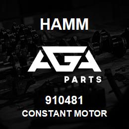 910481 Hamm CONSTANT MOTOR | AGA Parts