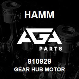 910929 Hamm GEAR HUB MOTOR | AGA Parts