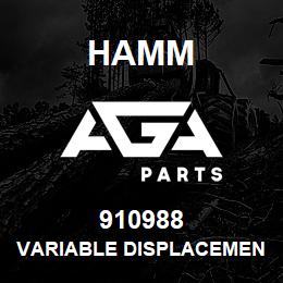 910988 Hamm VARIABLE DISPLACEMENT PUMP | AGA Parts
