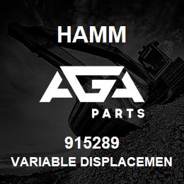 915289 Hamm VARIABLE DISPLACEMENT MOTOR | AGA Parts