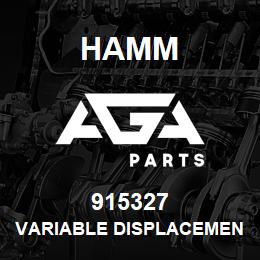 915327 Hamm VARIABLE DISPLACEMENT MOTOR | AGA Parts