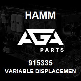 915335 Hamm VARIABLE DISPLACEMENT MOTOR | AGA Parts