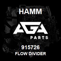 915726 Hamm FLOW DIVIDER | AGA Parts